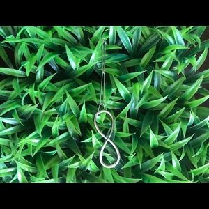 Silver or gold infinity hair pin